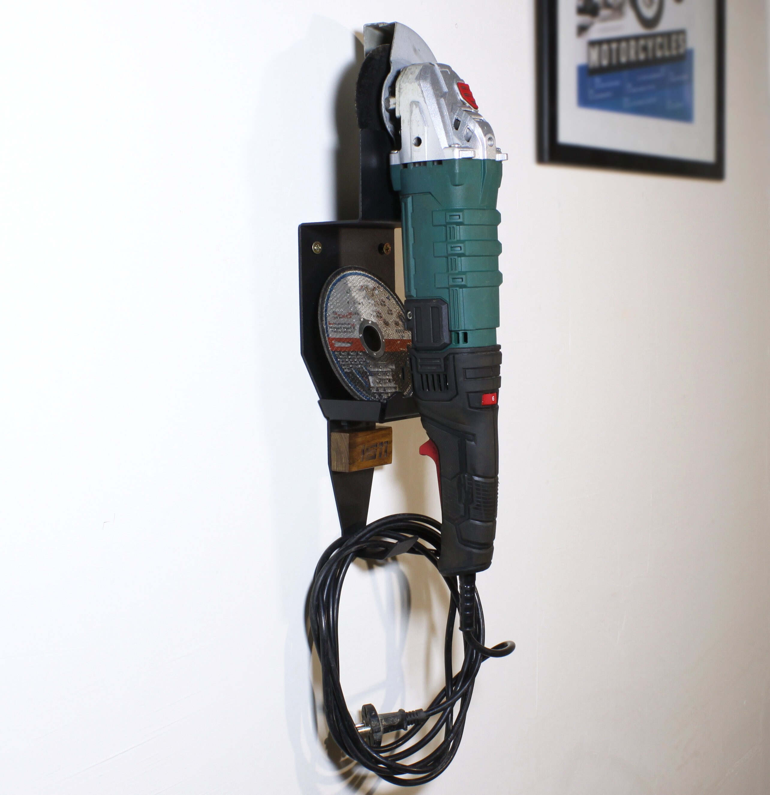 Angle grinder holder Cutting disk storage Etsy