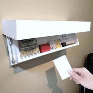 RFID-lås Dold fackhylla – Moderna flytande dolda möbler