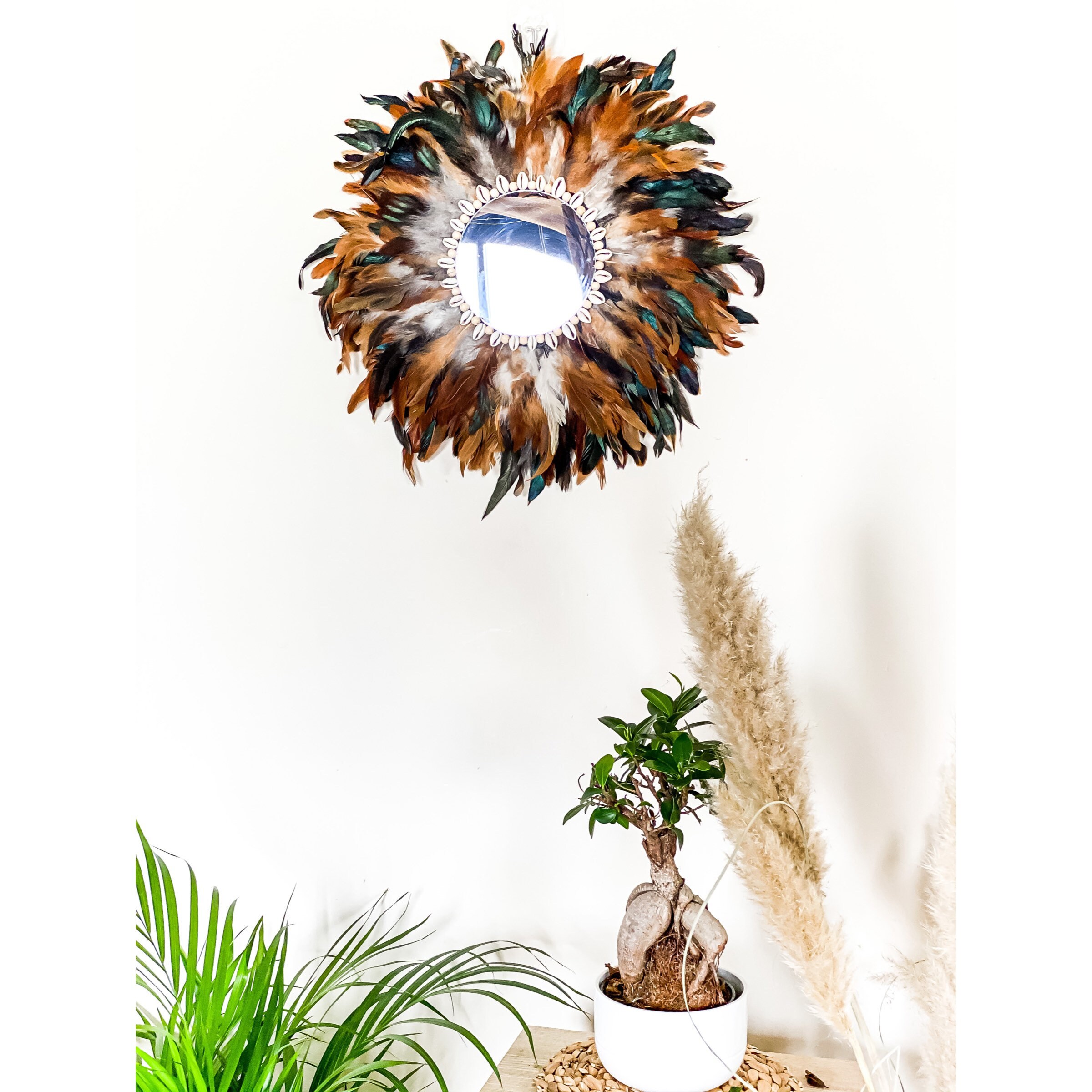 Juju Hat Mirror Juju Hat Brown juju mirror Wall Decor Etsy