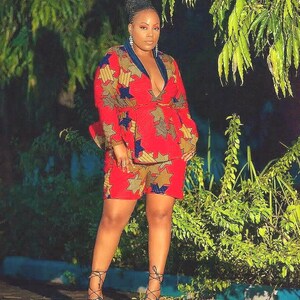 Command Attention: 3-Piece All-Star Ankara Set with Flattering Pencil Silhouette