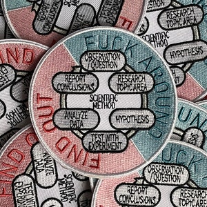 F*ck Around, Find Out: The Scientific Method Embroidered Patch