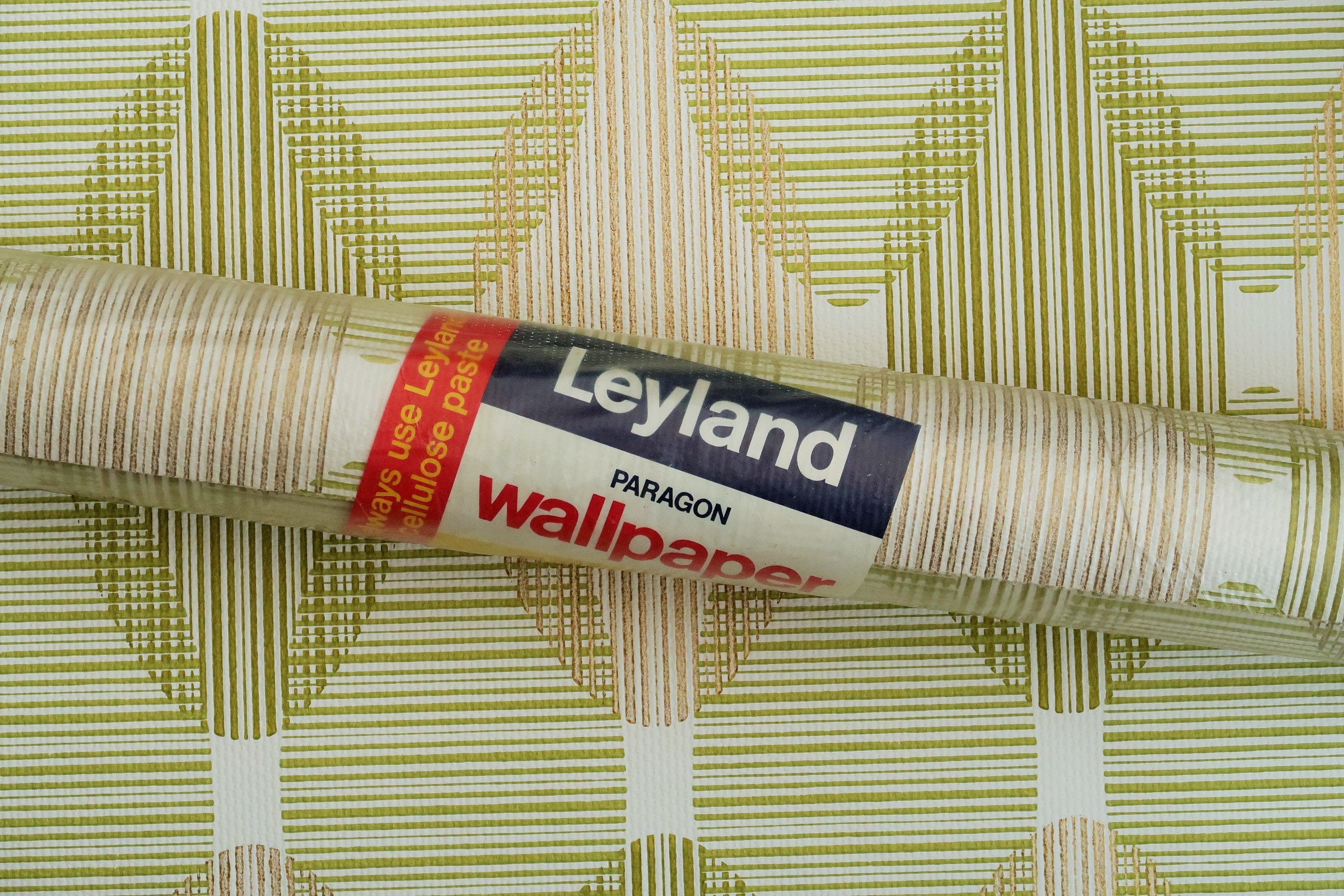 Home Décor Upcycling Paper Samples 1970's Wallpaper Vintage Wallpaper