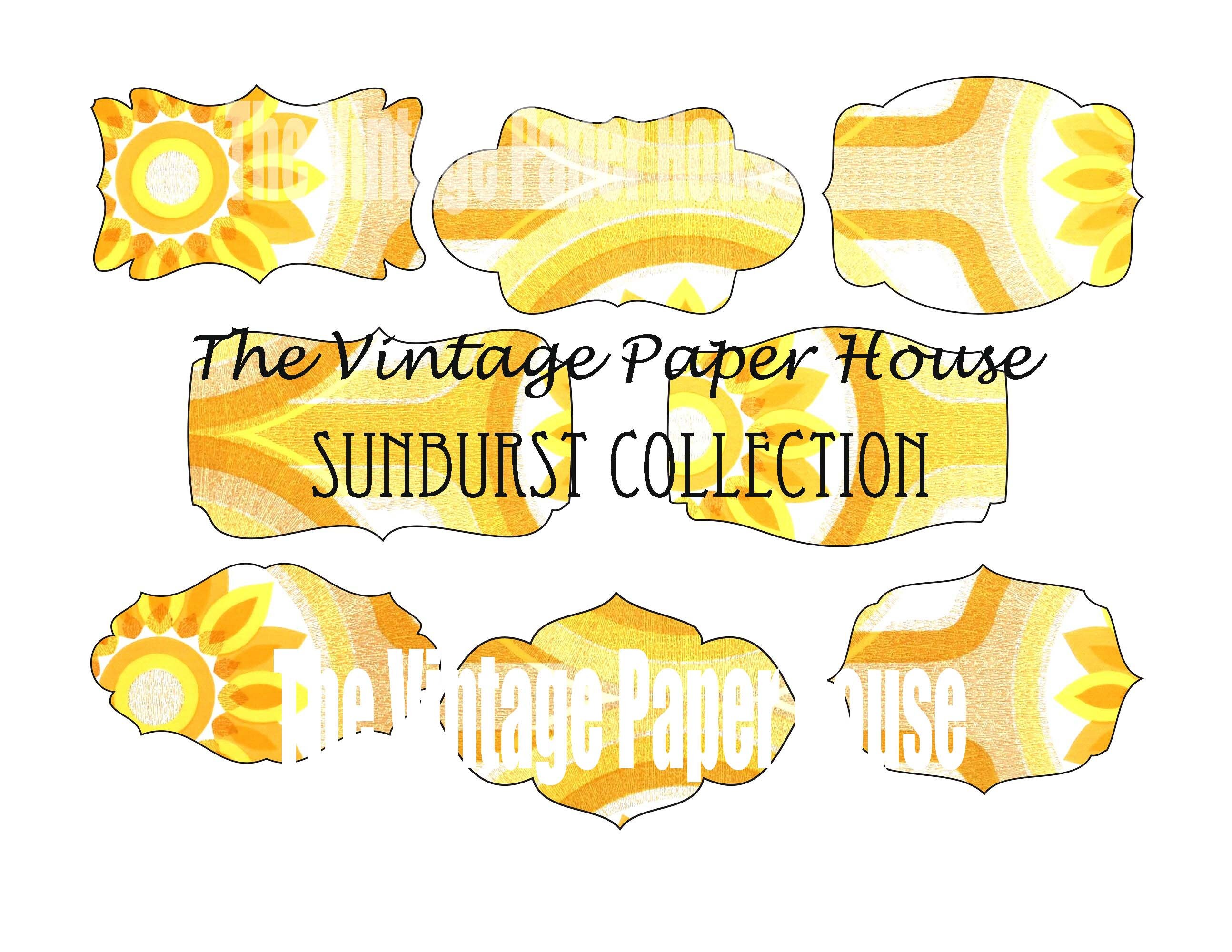 Vintage / Antique Wallpaper Printables Digital Download Mid Century