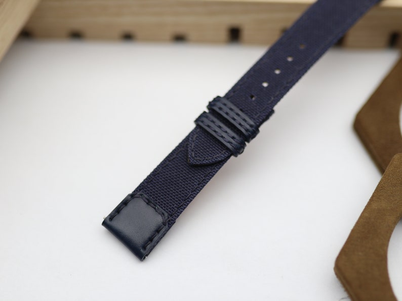 Jaeger Lecoultre Reverso Watch Strap Canvas Watch Strap Etsy UK