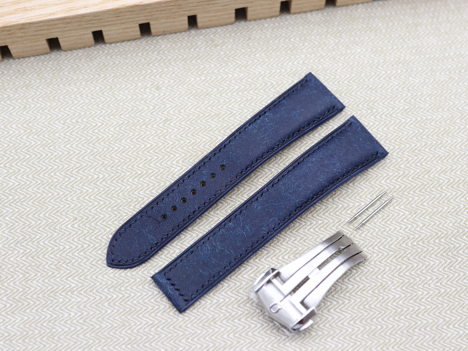 Omega Strap Omega Watch Strap Genuine Italy Leather Watch Etsy