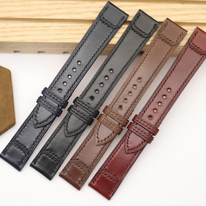 Reverso Watch Strap - Shell Cordovan Leather Watch Strap - Reverso Strap - jlc Cordovan Watch Strap