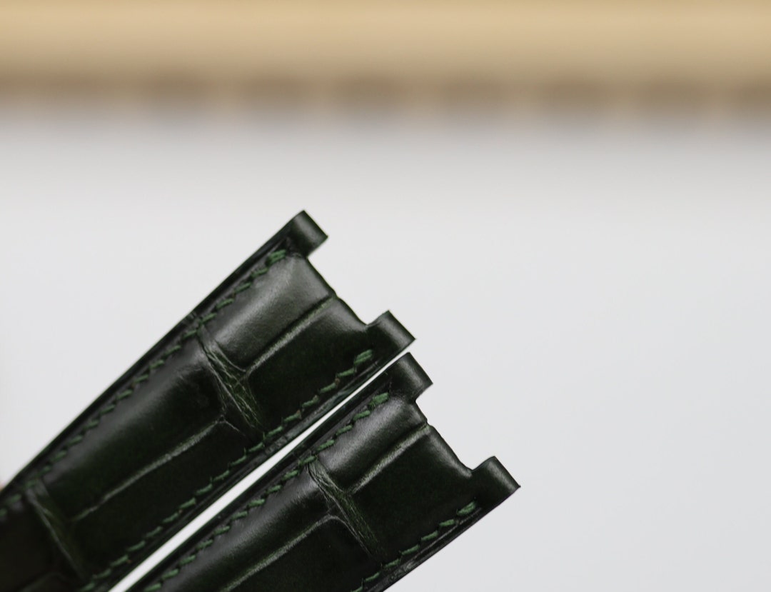 Notched Strap Notched Watch Strap Alligator Watch Strap Notched Alligator Strap Alligator