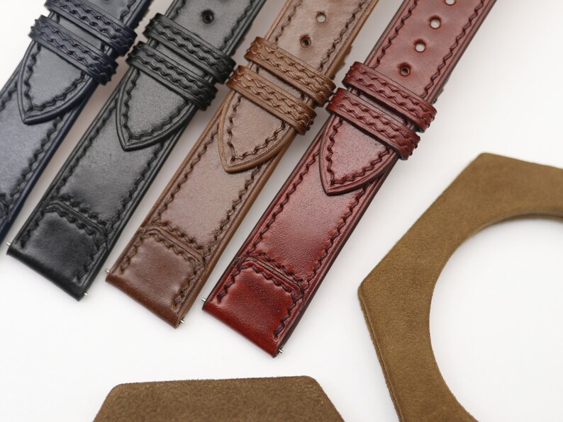 Jaeger Lecoultre Reverso Watch Strap Shell Cordovan Leather Etsy Sweden