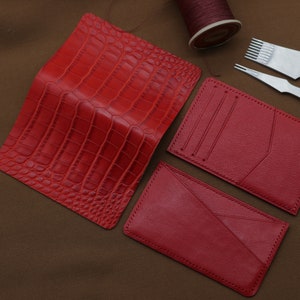 Cartera de piel de cocodrilo genuina - Cartera de lujo - Cartera premium!!!