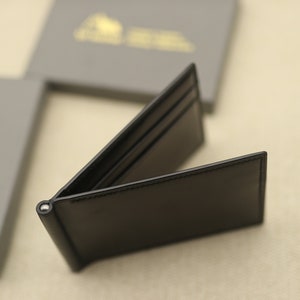 Clip para billetes de cuero Shell Cordovan - Clip para billetes Shell Cordovan - Clip para billetes Premium!!!