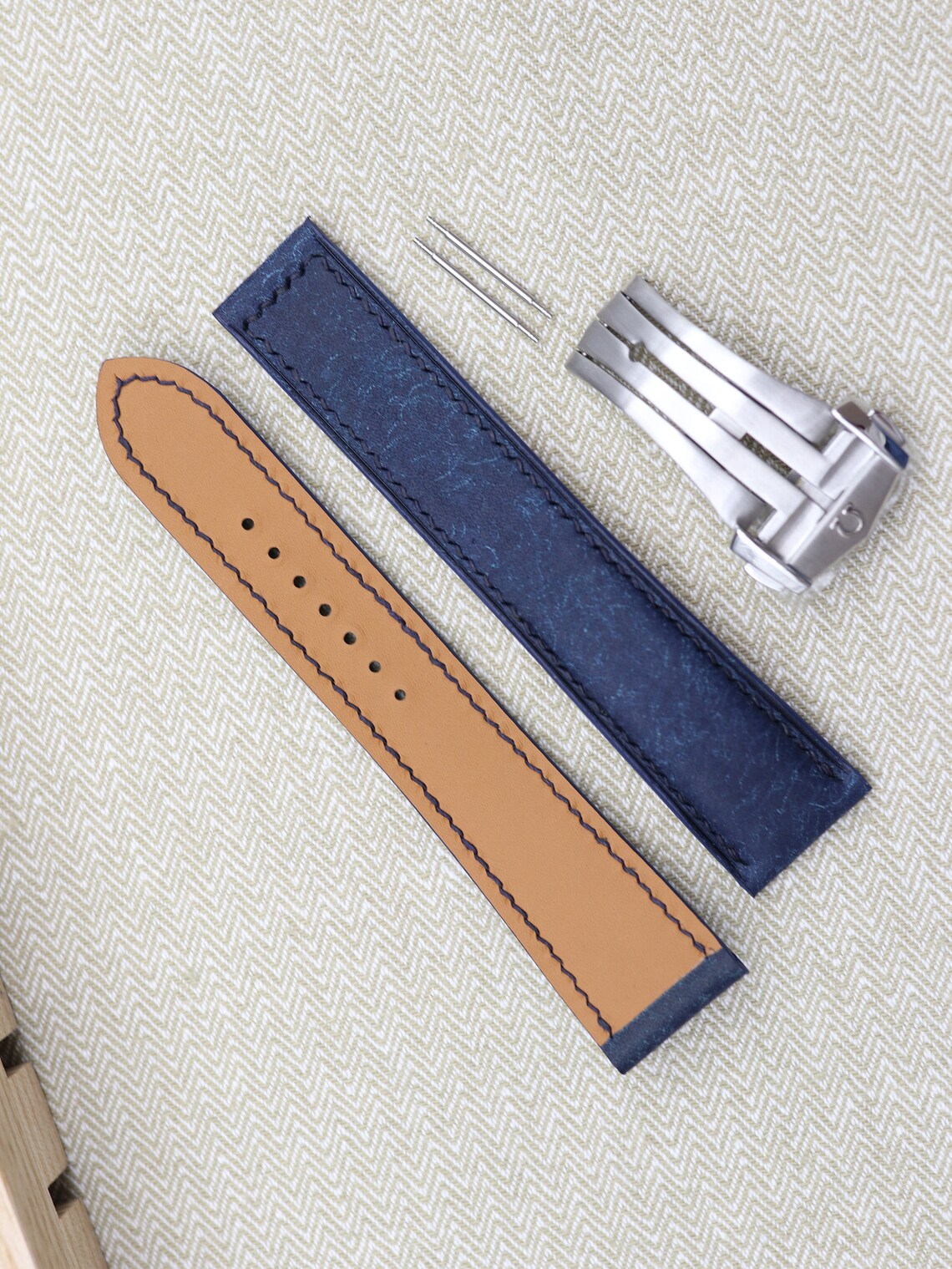Omega Strap Omega Watch Strap Genuine Italy Leather Watch Etsy
