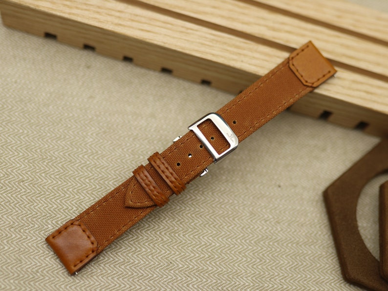 Jaeger Lecoultre Reverso Watch Strap Canvas Watch Strap Etsy UK