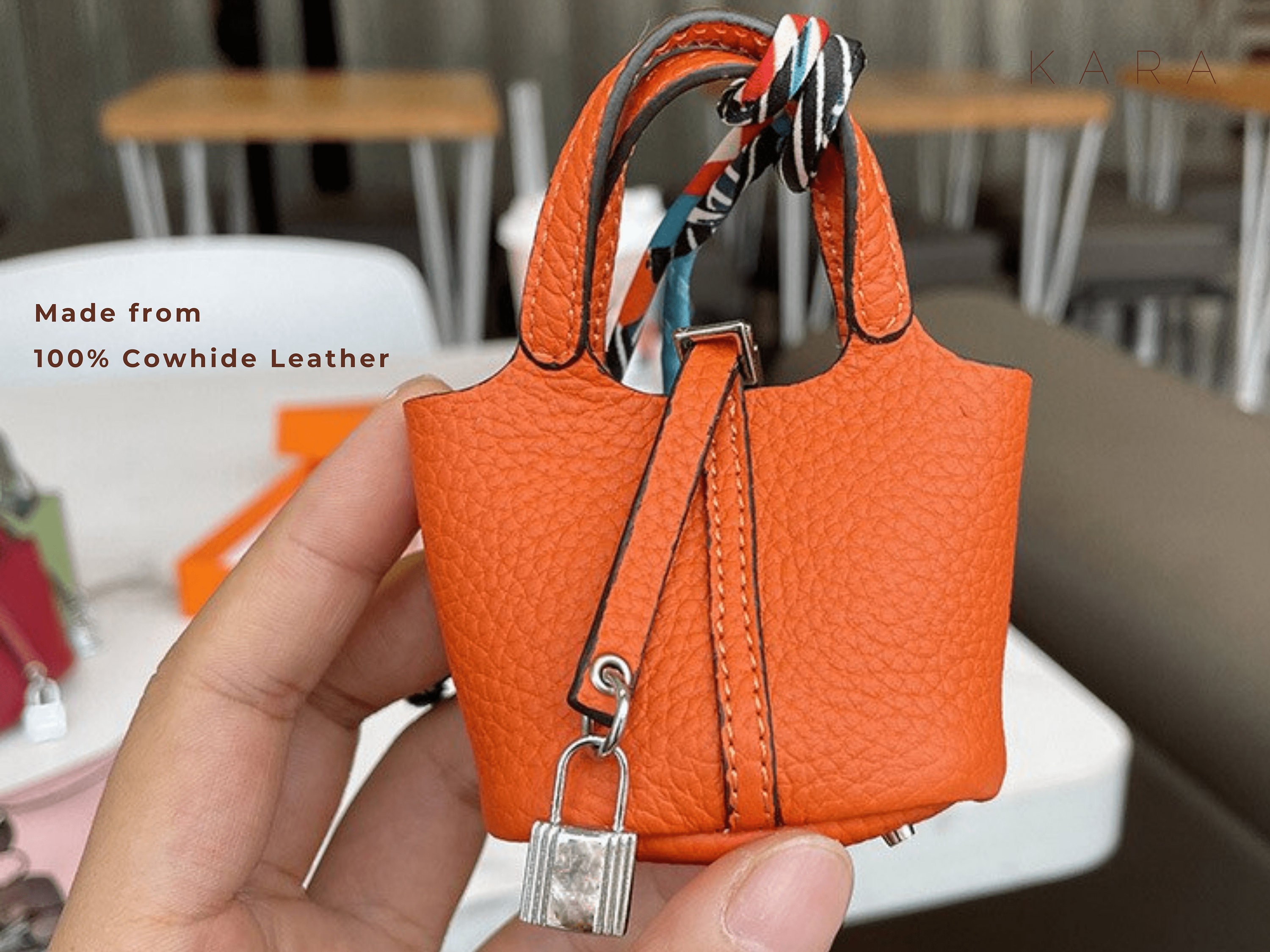 Hermès - Authenticated Bag Charm - Leather Multicolour for Women, Never Worn, with Tag