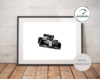 Alpha Tauri F1, F1 poster, Car print poster, Alpha Tauri, Race Car print, Formula 1 Car, F1 car | DIGITAL DOWNLOAD.