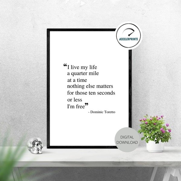Paul Walker Fast and Furious Poster Etsy