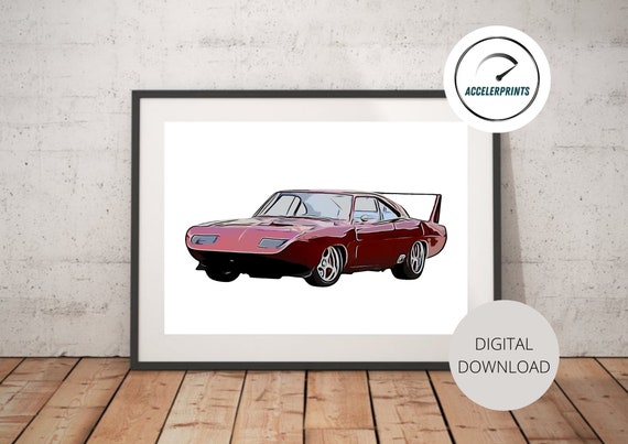 Fast and Furious Dodge charger daytona vin diesel fast and Furious poster Dominic Toretto Dodge charger daytona. DIGITAL DOWNLOAD