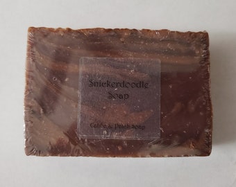 Snickerdoodle Clay Bar Soap Artisan Handmade Vegan With Organic Coconut Oil Olive Oil Palm Oil Sea Salt Natural Colorful Moisturizing