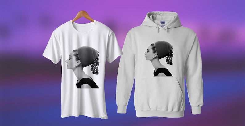 Audrey Hepburn Hoodie Art Tee Tshirt Audrey Hepburn Shirt Audrey Hepburn Lover Gifts For Her Him