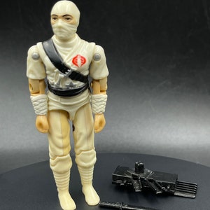 Vintage GI Joe Action Figure Storm Shadow 1984 Hasbro Rare  Cobra Enemy w Weapons