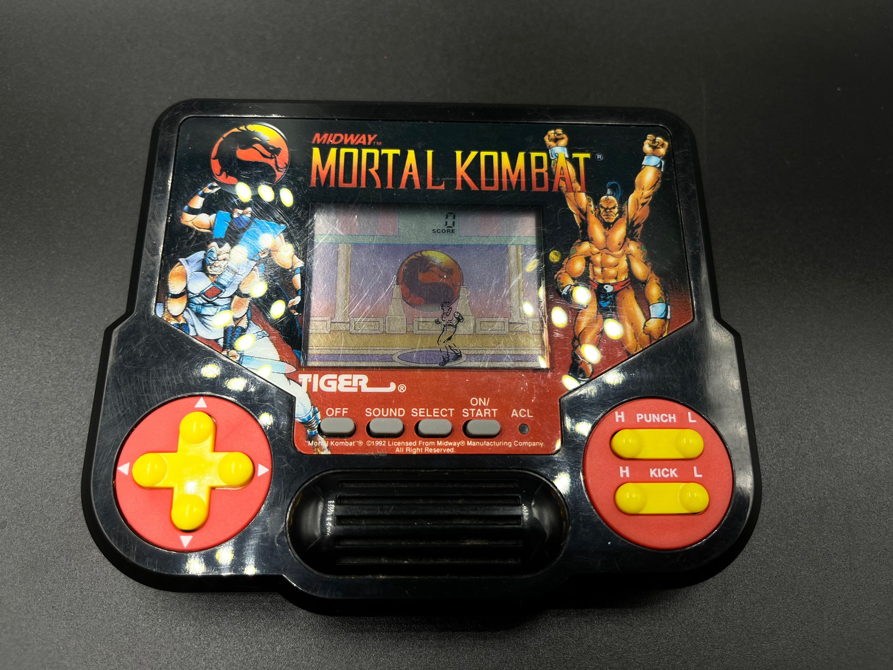 Tiger Electronics Midway Mortal Kombat Handheld Game 1992 for sale online