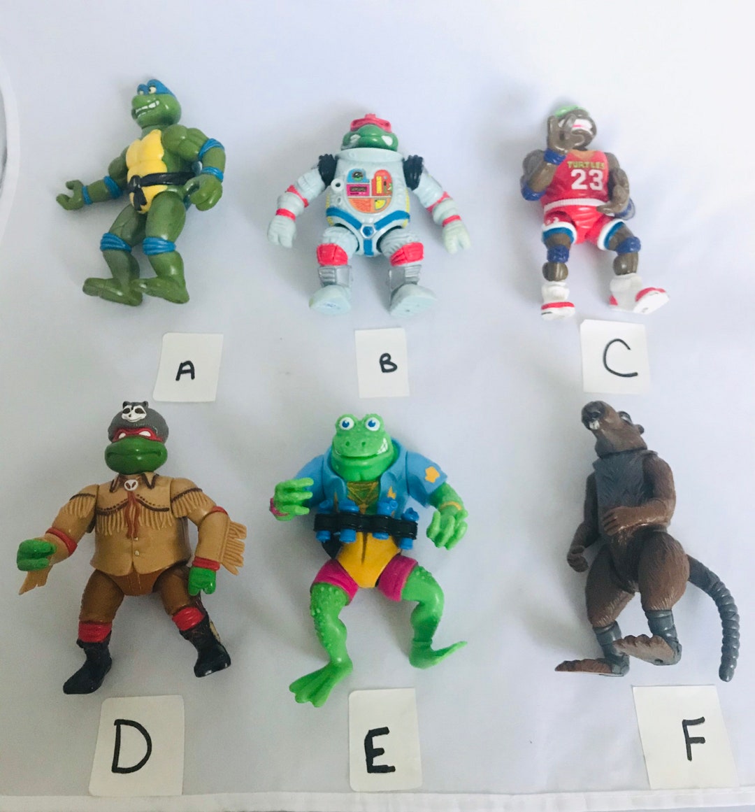 Buy TMNT Teenage Mutant Ninja Turtle 1980s Action Figures PICK A