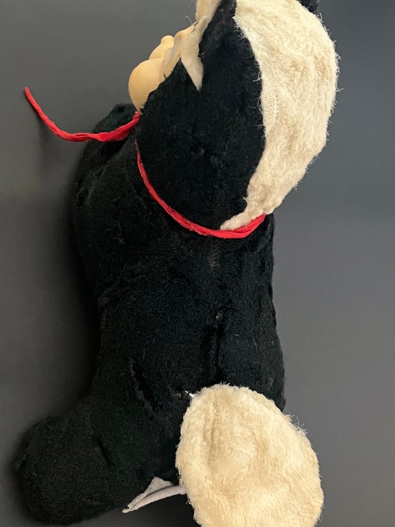 Vintage Rubber Face Skunk Stuffed Animal ~ Ideal Toy Co