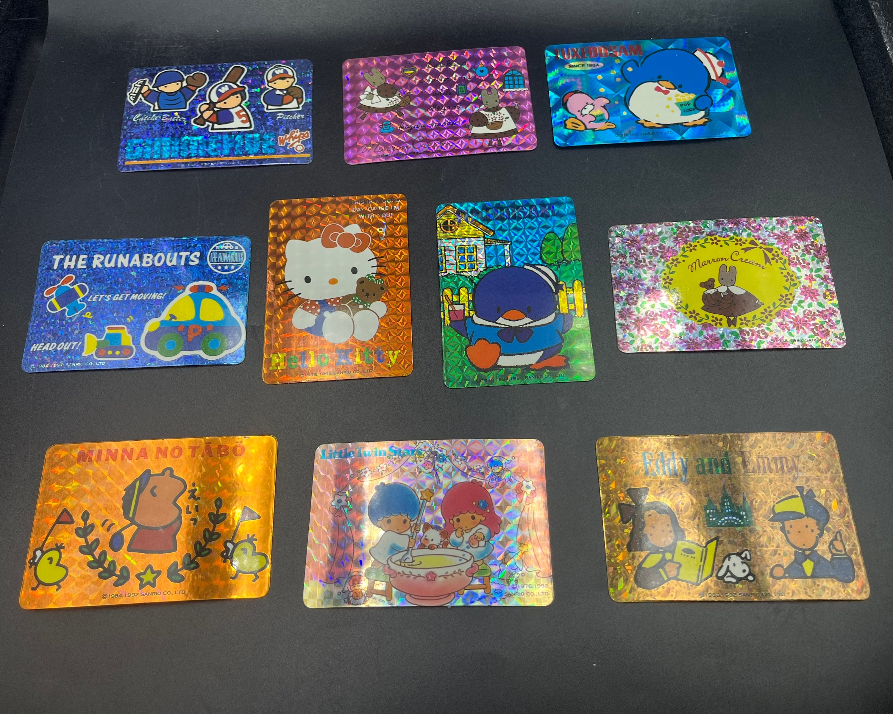 Vintage Rare Sanrio Holographic Prism Cards 80s/90s Collectible