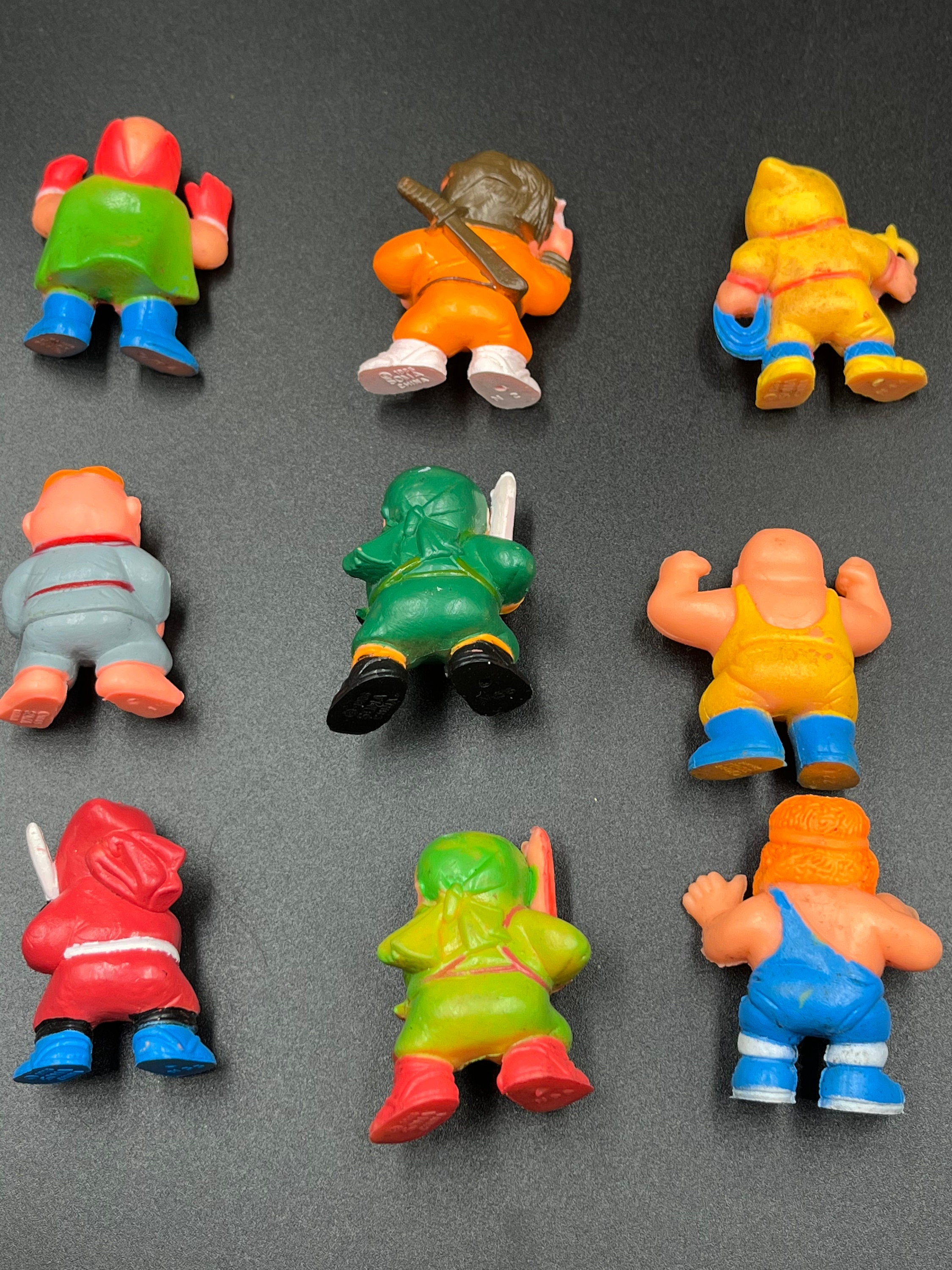 Vintage Soma 1986 Ninja & Wrestlers Rubber Figures Lot - Etsy
