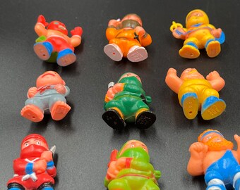 Vintage Soma 1986 Ninja & Wrestlers Rubber Figures Lot - Etsy