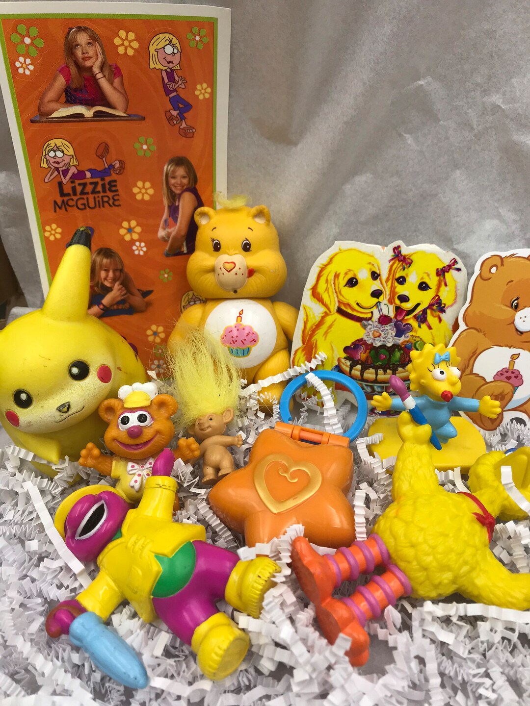 Vintage 80s 90s Toy Box Care Bears. Pokémon.lisa Frank Gift Box