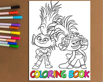 Trolls Activity Book Etsy