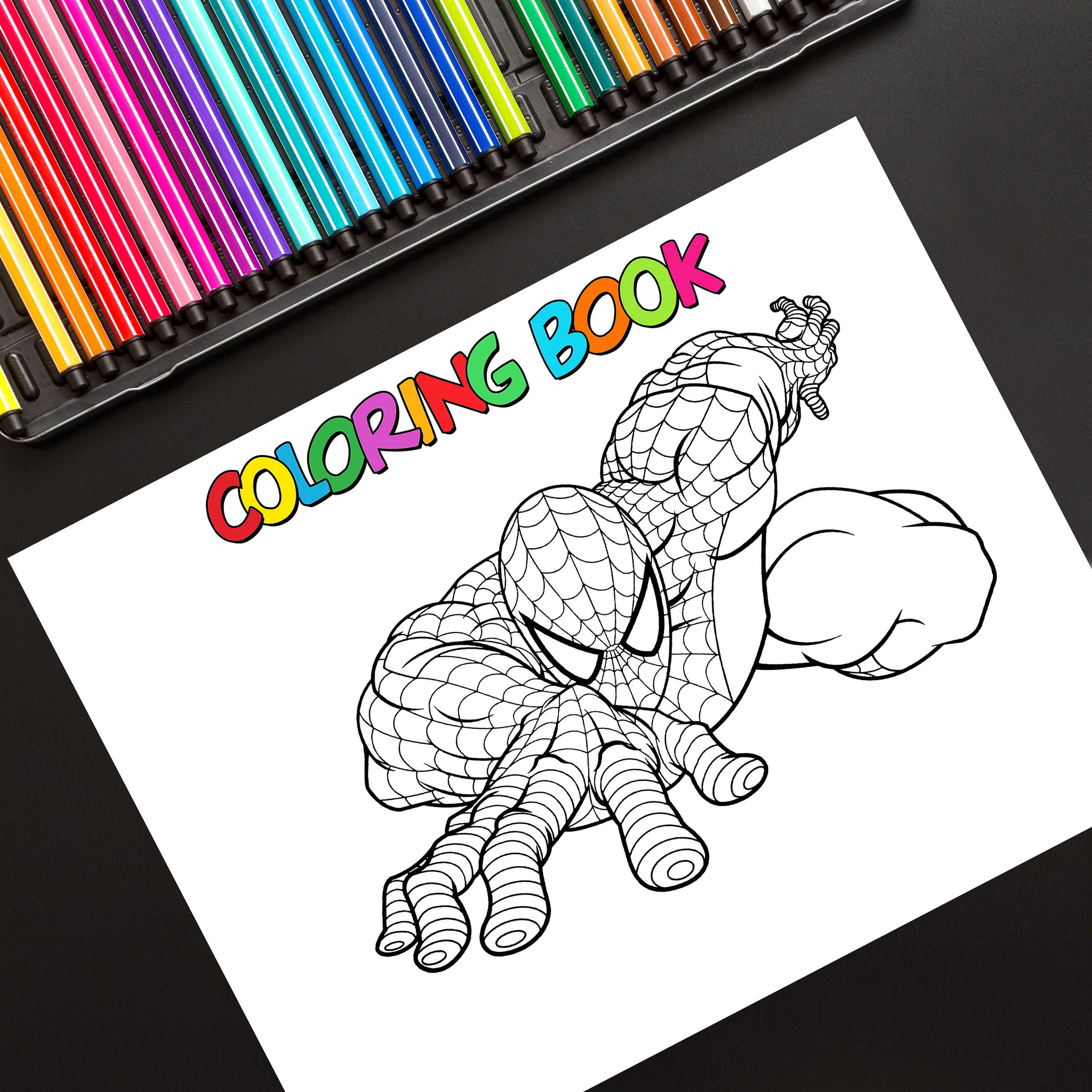10 Festive Spiderman Valentine Coloring Pages to Spread Love and Adventure