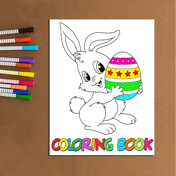 80 PAGES Easter Coloring Pages For Kids Easter Gift For Kid