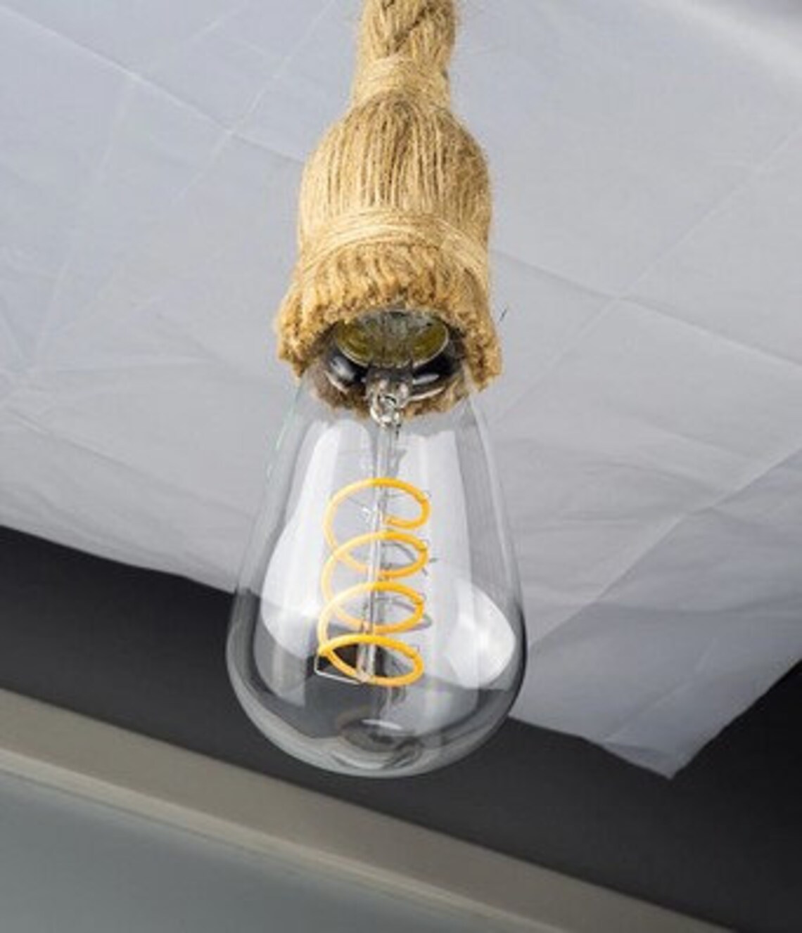 Retro Decorative Rope E27 Hanging Lamp Holder 1m 1.5m 2m Etsy