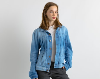 Vintage Diesel Jacket, Womens denim jacket, Jean jacket, Blue denim jacket, Classic denim jacket, Cotton denim jacket, Basic denim jacket, M