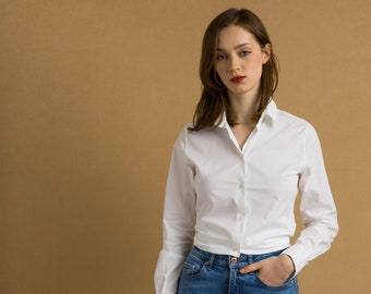 90s Vintage Vtg Loro Piana Classic Long Sleeve Shirt Buttons Up Blouse Girlfriend Gift Present Size S/ Vintage Loro Piana Blouse