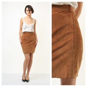Suede Wrap Skirt Etsy Canada