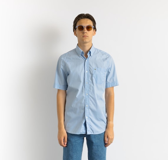 lacoste dress shirt Lacoste Men's Regular Fit Striped Oxford Shirt - 16