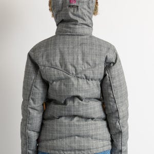 Chaqueta acolchada de plumón vintage Rip Curl Mountainwear para snowboard, talla 36 pequeña imagen 5