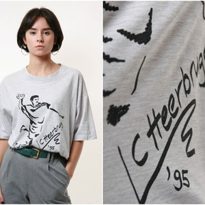 1995 WHALE Graphic Print Vintage T-shirt 17891
