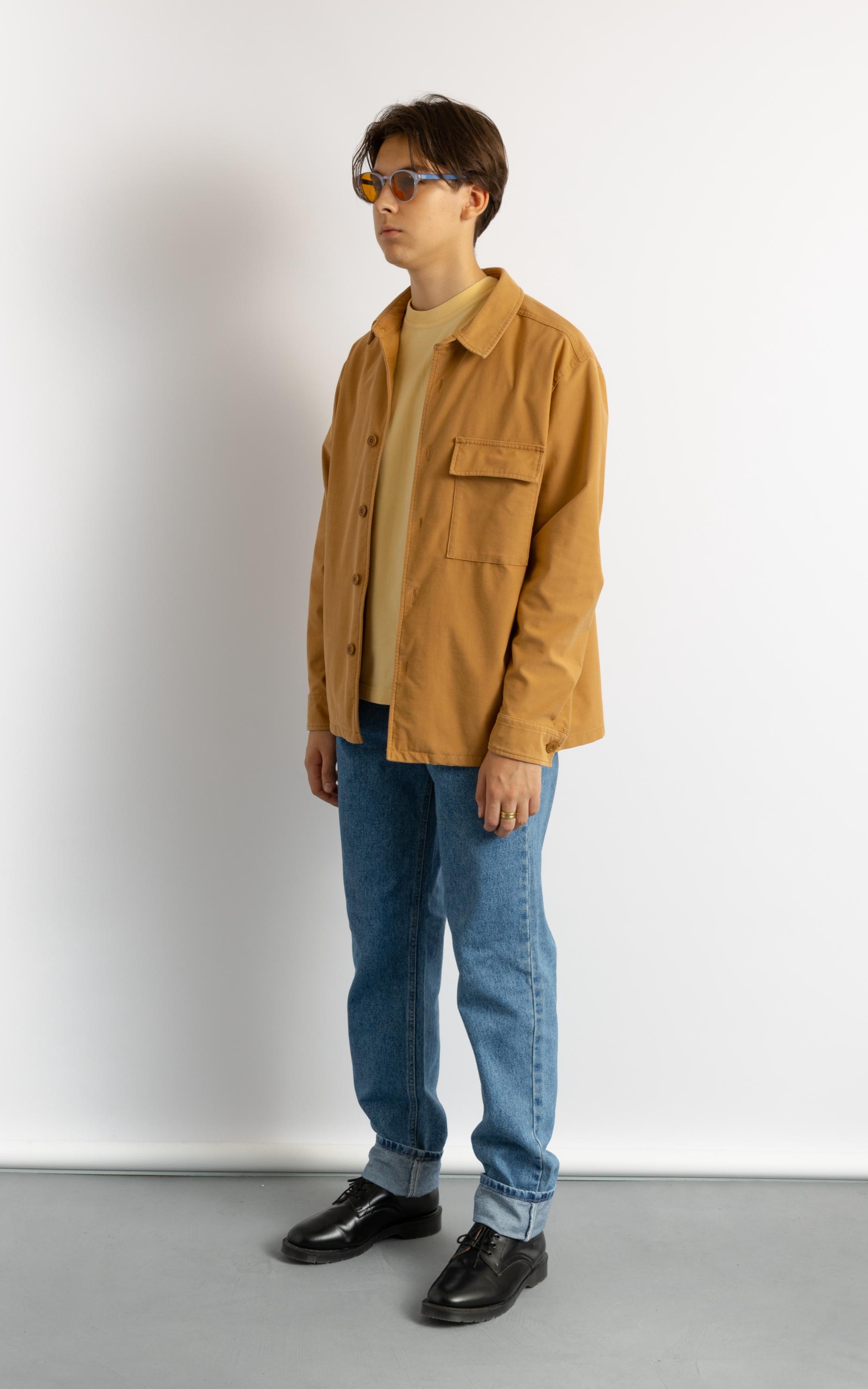 Vintage Uniqlo Workwear Coat - Retro Workwear Brown Jacket 