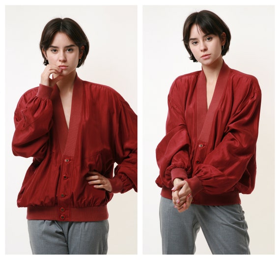 100% SILK Rare Vintage Vtg 80s AIR CONTROL Vintage