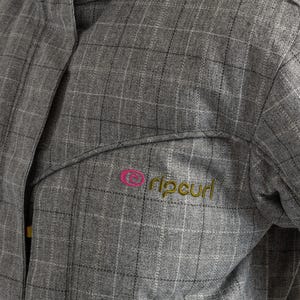 Chaqueta acolchada de plumón vintage Rip Curl Mountainwear para snowboard, talla 36 pequeña imagen 16