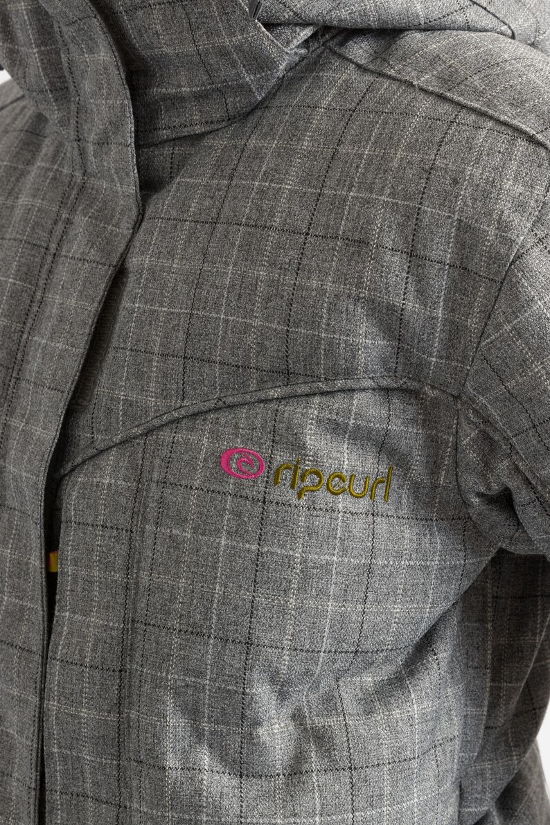 Chaqueta acolchada de plumón vintage Rip Curl Mountainwear para snowboard, talla 36 pequeña imagen 16