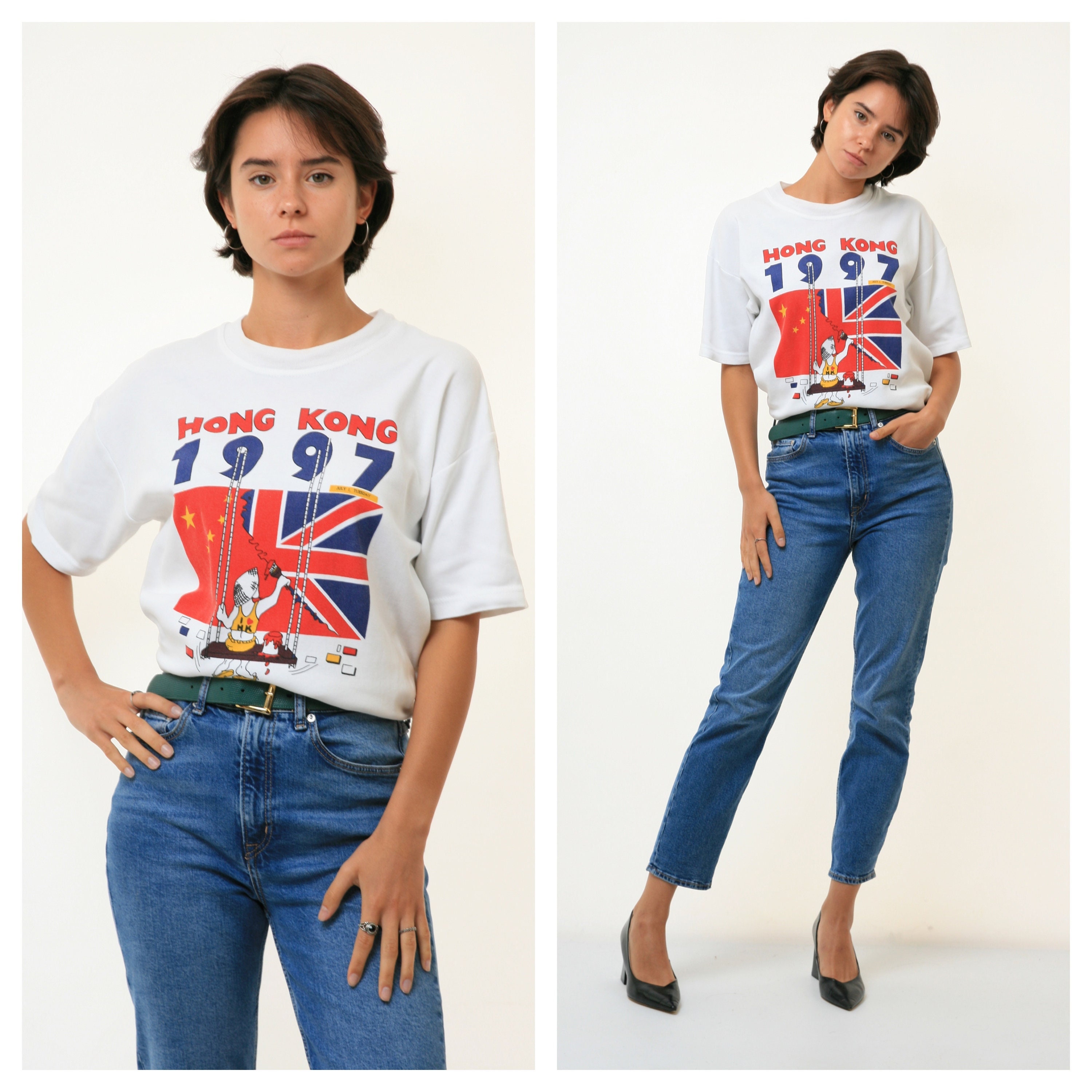 akior.e.m tシャツ　vintage 90s ビンテージtシャツ 古着 90s USA製 インディアン フォト アート Tシャツ XL【10off