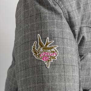 Chaqueta acolchada de plumón vintage Rip Curl Mountainwear para snowboard, talla 36 pequeña imagen 14