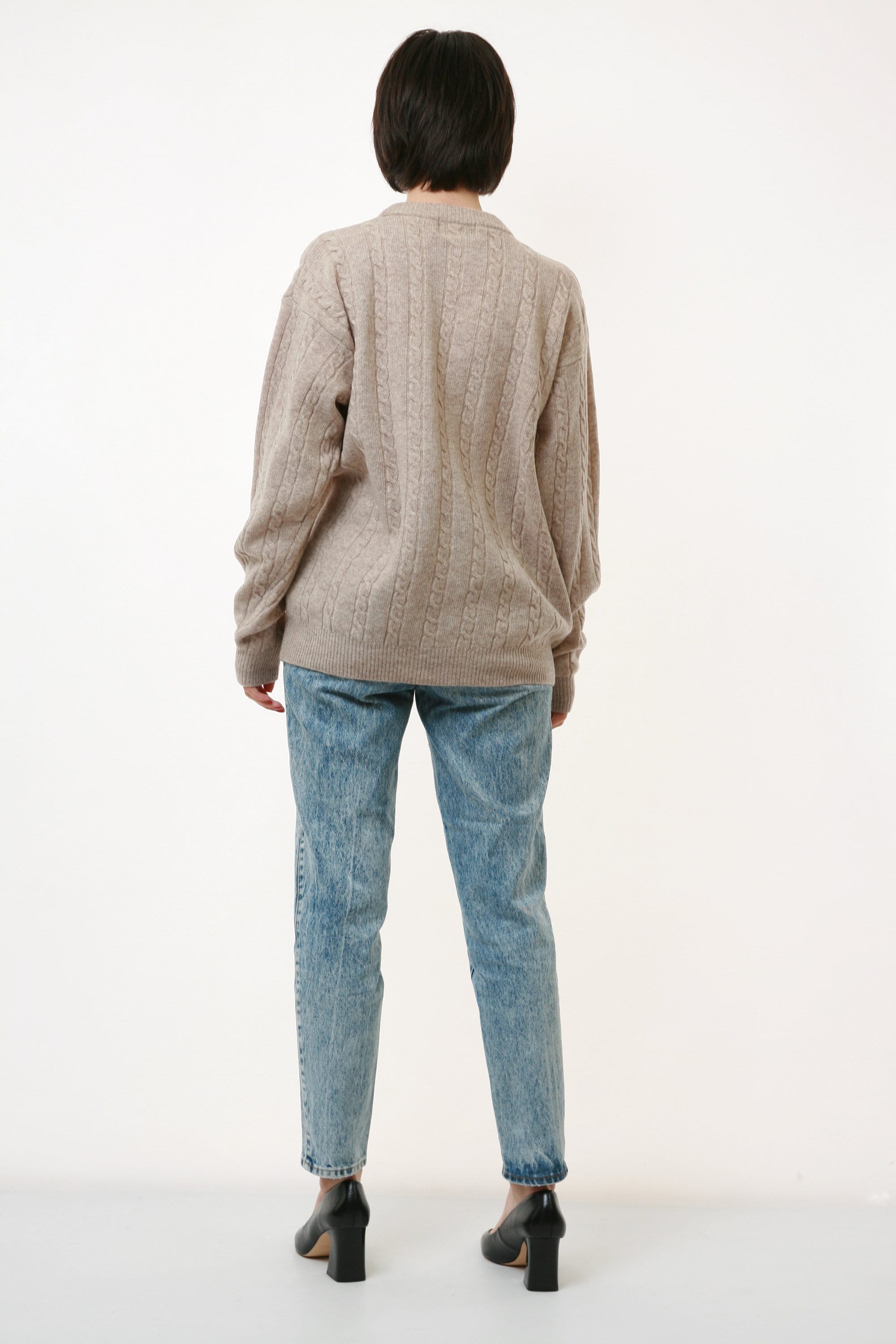 100% Wool VINCI COLLECTION Vintage Top Sweater Jumper Mens
