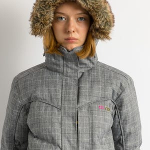 Chaqueta acolchada de plumón vintage Rip Curl Mountainwear para snowboard, talla 36 pequeña imagen 10