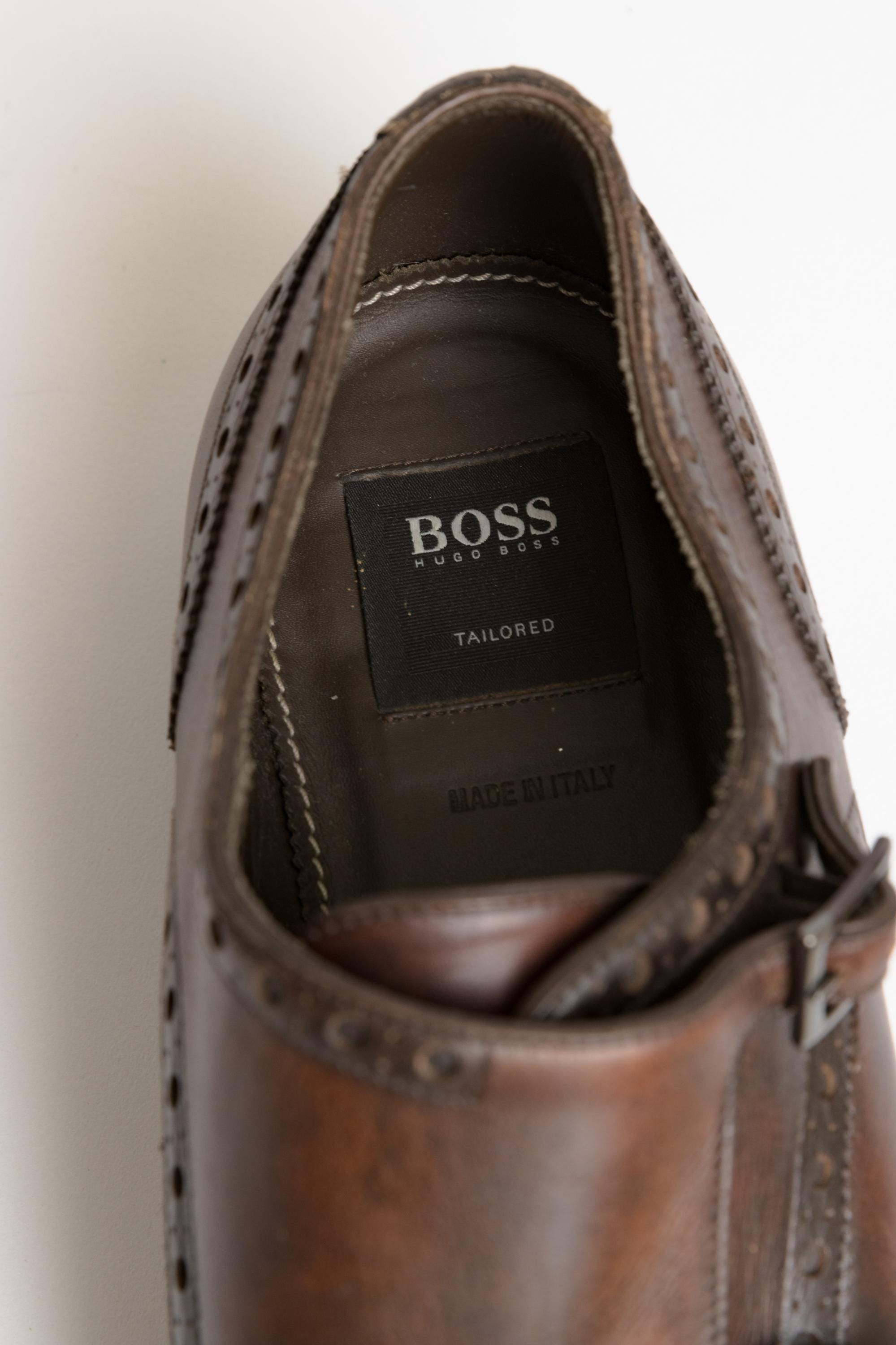 hugo boss dress shoes Navy Loafer inspired Colby dress shoe from Boss displays a smooth leather double monk design enriched by double stitching details on the side Vintage Hugo Boss Oxford Casual