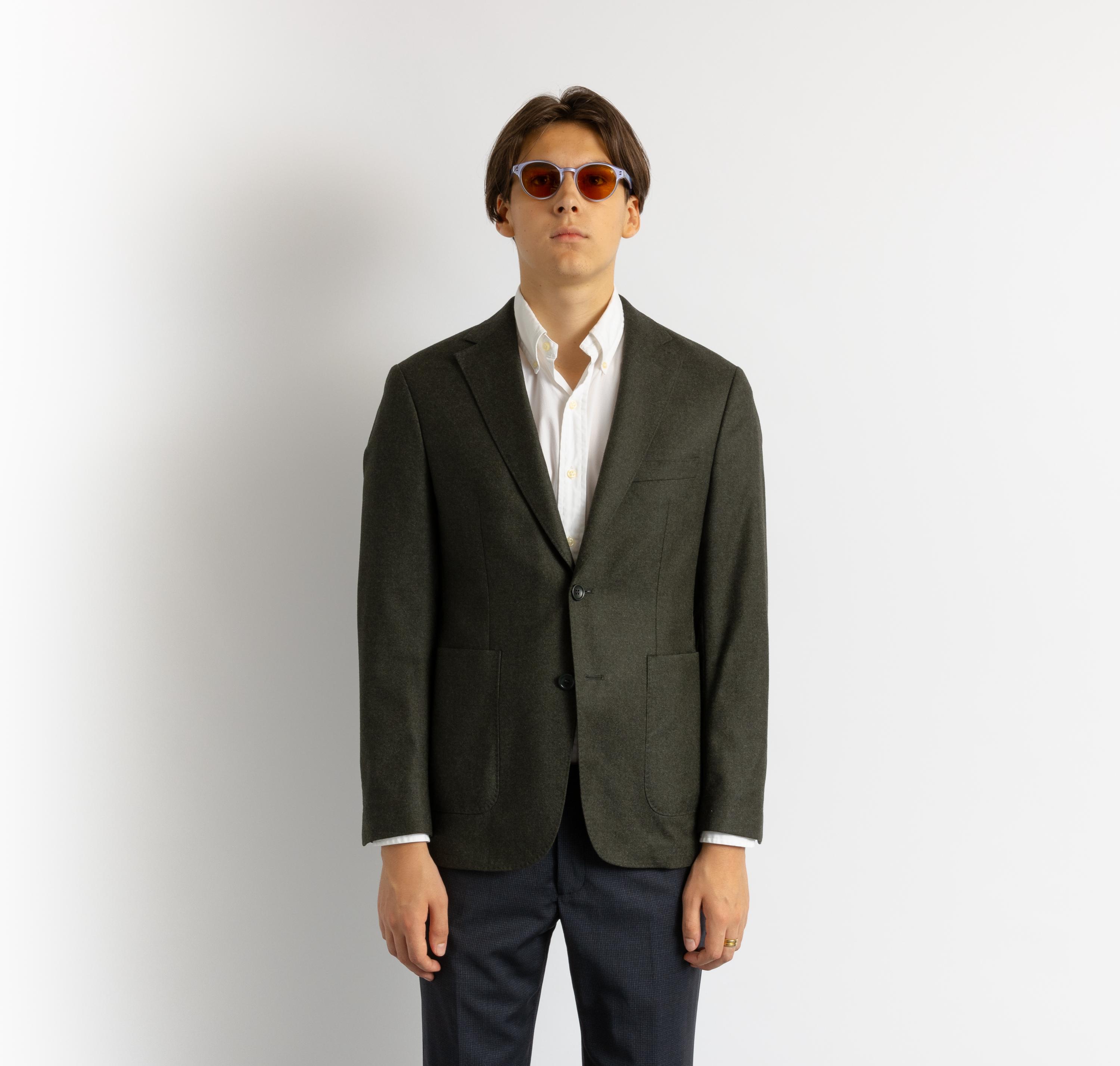 黒*ー様 SACCO ジャケット 48 Vitale Barberis Cano 90s Vintage Vitale Barberis Canonico Man Preowned One Breasted